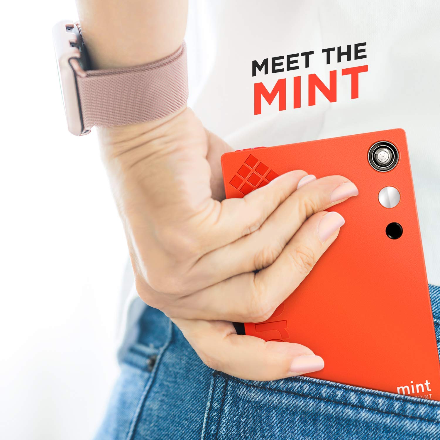 Моментальный фотоаппарат + портативный принтер Polaroid Mint Red