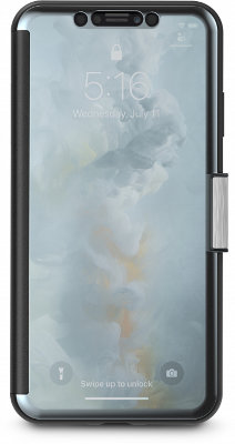 Чехол Moshi StealthCover для iPhone Xs Max Gunmetal Grey  Всесторонняя защита • Магнитная застежка • Полупрозрачная крышка • Полированные поверхности с фактурой под стекло