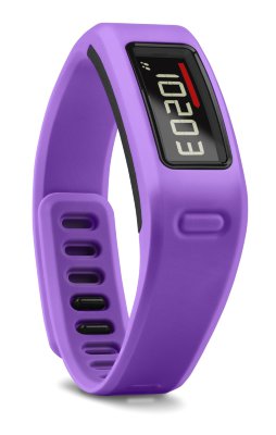 Умный спортивный браслет Garmin Vivofit Purple  Фитнес-браслет с часами и экраном 25.5x10 мм • Противоударный • Влагозащищенный • совместимость с Android, iOS • мониторинг сна, калорий, физической активности