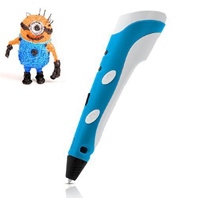 3D ручка Dewang Generation 1 Pen Blue  3D-ручка 1го поколения от Dewang • ABS-пластик • Регулировка температуры и скорости подачи • Керамический наконечник • Вес 65 г