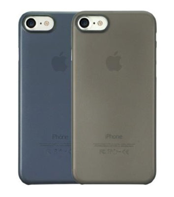 Набор из двух чехлов Ozaki O!coat 0.3 Jelly 2 in 1 Black &amp; Dark Blue для iPhone 8/7  Комплект из двух тонких и прочных чехлов-накладок для iPhone 8/7