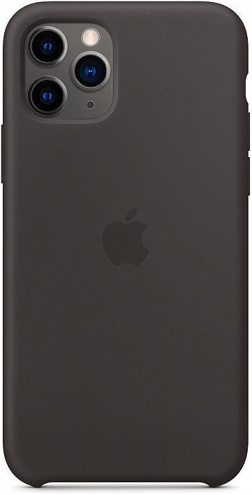 Чехол Apple Silicone Black (Черный) для iPhone 11 Pro Max  Прочный материал • Малая толщина • Не препятствует беспроводной зарядке • Идеальная совместимость • Оригинальный аксессуар