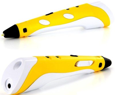 3D ручка MyRiwell RP-100A Yellow  Классическая 3D-ручка от MyRiwell • ABS-пластик • Регулировка температуры и скорости подачи • Керамический наконечник • Вес 65 г