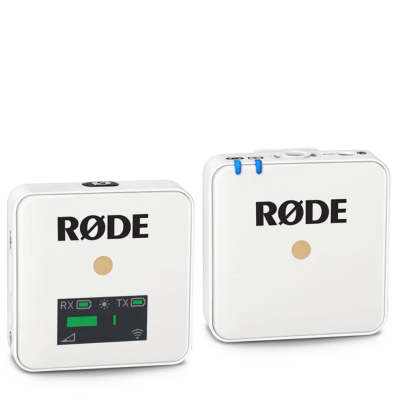 Радиосистема RODE Wireless GO White Edition  Передатчик-микрофон • Связь высокого качества • Приемник с дисплеем • Компактная радиосистема