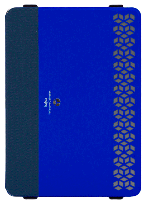 Чехол Kajsa Reflective Collection Blue/Dark Blue для iPad Pro 9.7&quot;  Стильный и удобный чехол-книжка • Элегантный дизайн • Защита от ударов, пыли, повреждений и царапин • Функционален и удобен в использовании