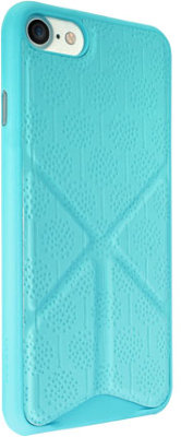 Чехол Ozaki O!coat 0.3+Totem Versatile Blue для iPhone 8/7 OC777BU  Прочный и тонкий чехол-накладка из прочного пластика с возможностью использования подставки для iPhone 8/7