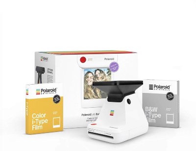Моментальный принтер Polaroid Lab Starter Set  Простое и понятное приложение • Уникальная система печати • Питание от аккумулятора • Печать коллажей из 9 снимков • Суммарный комплект бумаги из 24 шт