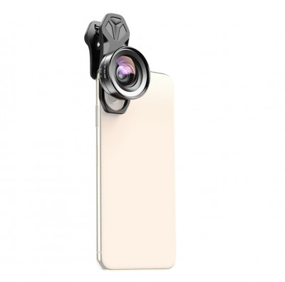 Комплект объективов Apexel 2-in-1 для смартфона (120°+10x)  • широкоугольный • макро • Байонет объектива: 17 мм