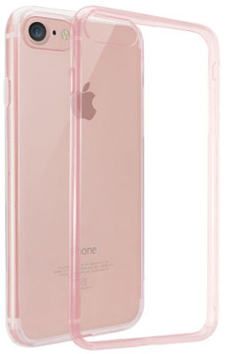 Чехол Ozaki O!coat Crystal+ Clear Pink для iPhone 8/7