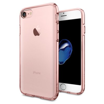 Чехол Spigen для iPhone 8/7 Ultra Hybrid Rose Crystal 042CS20445  Чехол с бампером и прозрачной панелью