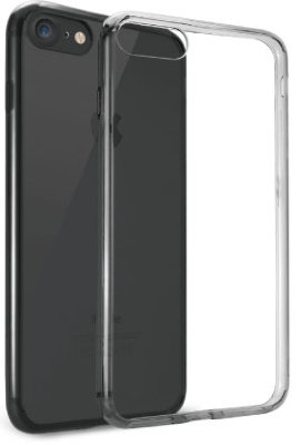 Чехол Ozaki O!coat Crystal+ Clear Black для iPhone 8/7  Прочный и стильный чехол-накладка с матовой поверхностью для iPhone 8/7