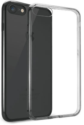 Чехол Ozaki O!coat Crystal+ Clear Black для iPhone 8/7  Прочный и стильный чехол-накладка с матовой поверхностью для iPhone 8/7