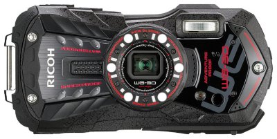 Подводный фотоаппарат Ricoh WG-30 Black  Компактная фотокамера • Матрица 16 МП (1/2.3") • Съемка видео Full HD • Оптический зум 5x • Экран 2.7"