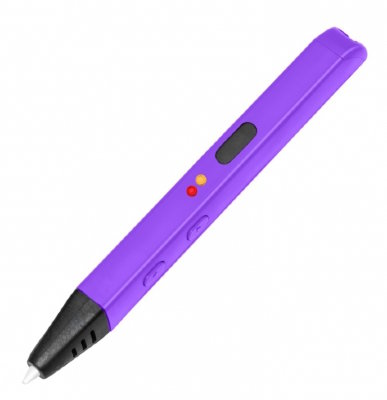 3D ручка Funtastique RP600A Purple с USB-зарядкой  3D-ручка 3го поколения от Funtastique • Работает от USB • Заправляется ABS и PLA-пластиком • Регулировка температуры и скорости подачи • Керамический наконечник • Вес 40 г