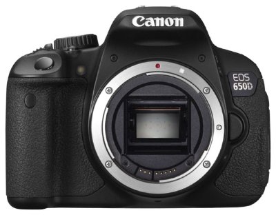 Зеркальный фотоаппарат Canon EOS 650D Body  Датчик APS-C CMOS с 18,0 млн пикселей • Видео в формате Full HD с ручным управлением и непрерывной автофокусировкой • Сенсорный ЖК-экран с переменным углом наклона Clear View II.