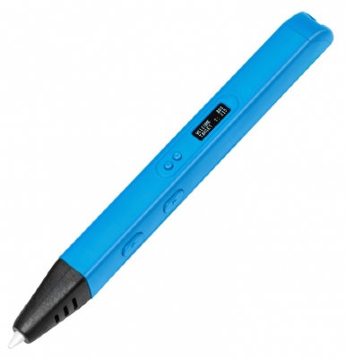 3D ручка Funtastique RP800A Blue с OLED-дисплеем и USB-зарядкой  3D-ручка 4го поколения от Funtastique с OLED-дисплеем • Работает от USB • Заправляется ABS и PLA-пластиком • Регулировка температуры и скорости подачи • Керамический наконечник • Вес 40 г