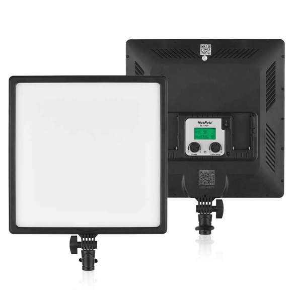 Осветитель NiceFoto SL-500A (AC adapter)  • Мощность (макс): 50 Вт • Светодиоды: 256 шт • Цветовая температура: 3200 — 6500К