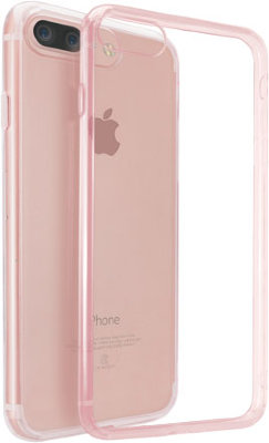 Чехол Ozaki O!coat Crystal+ Clear Pink для iPhone 8/7 Plus  Прочный и стильный чехол-накладка с матовой поверхностью для iPhone 8/7 Plus