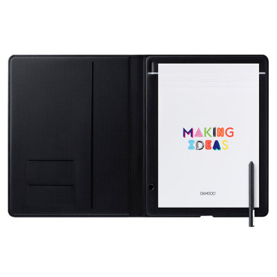 Графический планшет Wacom Bamboo Folio Small CDS-610G  Интеллектуальный блокнот • 1024 уровней нажатия • Пишите ручкой по бумаге • Легкий и тонкий