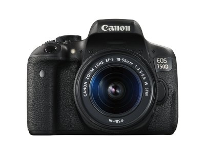 Зеркальный фотоаппарат Canon EOS 750D Kit 18-55 IS STM  Объектив 18-55 IS  в комплекте • Матрица 18.5 МП (APS-C) • Съемка видео Full HD • Поворотный сенсорный экран 3"