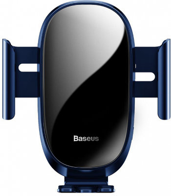 Автомобильный держатель Baseus Smart Car Mount Cell Blue  Автоматический зажимной механизм • Установка телефона одной рукой • Стеклянная лицевая панель • Шарнирный механизм • Удобное подключение зарядного кабеля