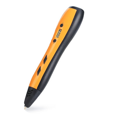 3D ручка Funtastique RP700A Orange с LCD-дисплеем и USB-зарядкой  3D-ручка 4го поколения от Funtastique с LCD-дисплеем • Работает от USB • Заправляется ABS и PLA-пластиком • Регулировка температуры и скорости подачи • Керамический наконечник • Удобный дизайн