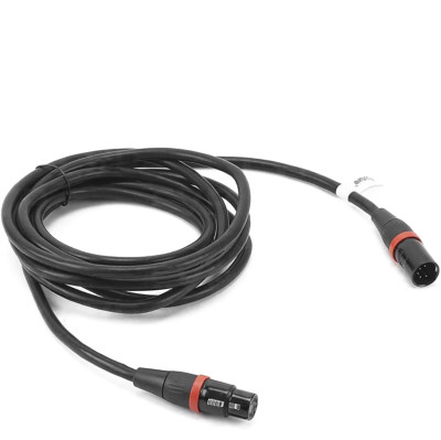 Кабель Aputure XLR 5-pin M-F 3м  Подключение :	XLR 5-pin • Разъём :	мама - папа • Длина кабеля :	3000 мм