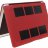 Чехол-накладка Heddy Leather Hardshell Red для MacBook Pro 15 Retina  - Чехол-накладка Heddy Leather Hardshell Red для MacBook Pro 15 Retina