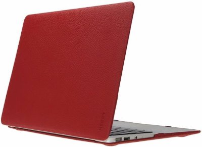 Чехол-накладка Heddy Leather Hardshell Red для MacBook Pro 15 Retina  Надежная защита устройства • Чехол из кожи • Стильный внешний вид