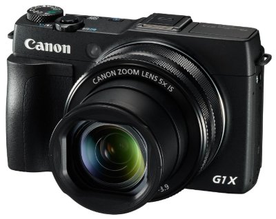 Цифровой фотоаппарат Canon PowerShot G1 X Mark II  Матрица 15 МП (18.7 x 14 мм) • Съемка видео Full HD • Оптический зум 5x • Поворотный сенсорный экран 3" • Wi-Fi