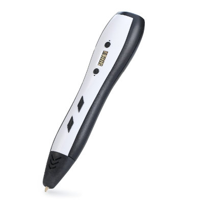 3D ручка Funtastique RP700A White с LCD-дисплеем и USB-зарядкой  3D-ручка 4го поколения от Funtastique с LCD-дисплеем • Работает от USB • Заправляется ABS и PLA-пластиком • Регулировка температуры и скорости подачи • Керамический наконечник • Удобный дизайн