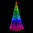 Смарт-гирлянда-дерево Twinkly Light Tree 500 LED, RGBW, IP44, высота 3 м, Generation II (TWP500SPP-BEU)  - Смарт-гирлянда Twinkly Light Tree 500 LED, IP44, высота 4 м, Generation II (TWP500SPP-BEU)