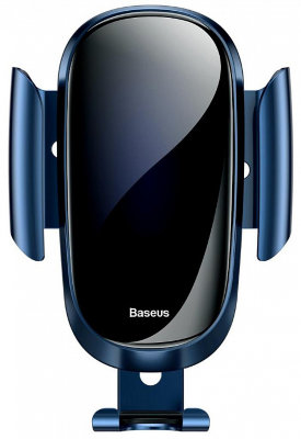 Автодержатель Baseus Future Gravity Blue для смартфонов до 6.5&quot;  Простая установка • Шарнирное крепление • Надежная фиксация