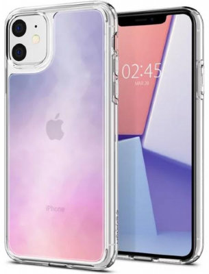 Чехол Spigen для iPhone 11 Crystal Hybrid Quartz 076CS27087  Усиленные углы • Оригинальный дизайн • Защита от механических воздействий и загрязнений • Дополнительная защита дисплея и камеры • Возможность использования беспроводной зарядки