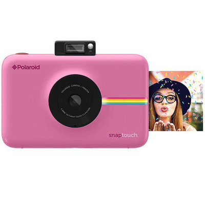 Фотоаппарат моментальной печати Polaroid Snap Touch Pink (POLSTBP)  Новая версия с сенсорным экраном и записью видео Full HD. Передача фотографий на смартфон через Bluetooth. Возможность выбрать лучший кадр перед печатью.