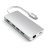 USB-хаб (концентратор) Satechi Type-C Multi-Port Adapter 4K with Ethernet V2 Silver для MacBook Pro / Air / iPad Pro  - USB-хаб (концентратор) Satechi Type-C Multi-Port Adapter 4K with Ethernet V2 Silver для MacBook Pro 13"/15" и MacBook 12"