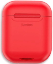 Чехол c беспроводной зарядкой для AirPods Baseus Wireless Charger Red  Высокая степень защиты • Прочный и гибкий силикон • Поддержка беспроводной зарядки