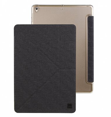 Чехол Uniq Yorker Canvas Black для iPad Pro 10.5&quot;  Защита корпуса и дисплея • Горизонтальное и вертикальное расположение девайса • Свободный доступ к портам и камере