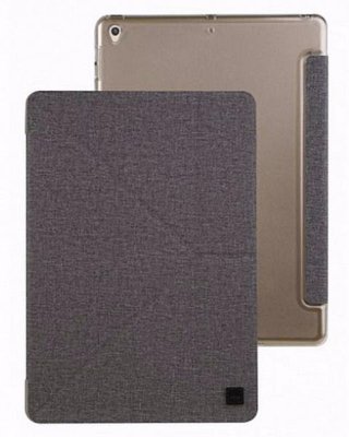 Чехол Uniq Yorker Canvas Grey для iPad Pro 10.5&quot;  Защита корпуса и дисплея • Горизонтальное и вертикальное расположение девайса • Свободный доступ к портам и камере