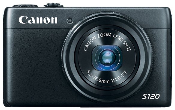 Цифровой фотоаппарат Canon PowerShot S120  Компактная фотокамера • Матрица 12.8 МП (1/2.3") • Съемка видео Full HD • Оптический зум 5x • Экран 3" • Wi-Fi