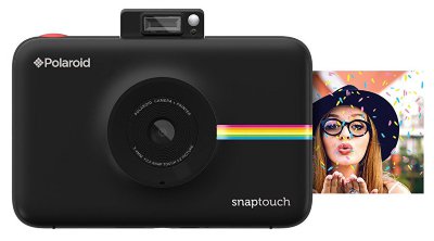 Фотоаппарат моментальной печати Polaroid Snap Touch Black (POLSTB)  Новая версия с сенсорным экраном и записью видео Full HD. Передача фотографий на смартфон через Bluetooth. Возможность выбрать лучший кадр перед печатью.