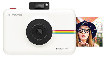 Фотоаппарат моментальной печати Polaroid Snap Touch White (POLST)  Новая версия с сенсорным экраном и записью видео Full HD. Передача фотографий на смартфон через Bluetooth. Возможность выбрать лучший кадр перед печатью.