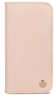 Чехол-бумажник Moshi Overture Charcoal Luna Pink для iPhone X/XS