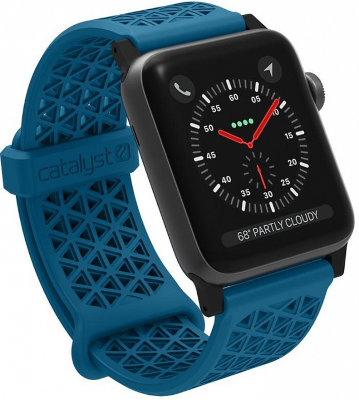 Ремешок Catalyst Sport Band Blueridge/Sunset для Apple Watch Series 3/2 42mm  Надежная фиксация • Гипоаллергенный силикон • Продуманное крепление • Стильный дизайн