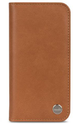 Чехол-бумажник Moshi Overture Charcoal Caramel Brown для iPhone X/XS  Премиальный дизайн • Функция бумажника и подставки • Высококачественная эко-кожа • Всесторонняя защита от пыли, грязи и ударов • Поддержка беспроводной зарядки