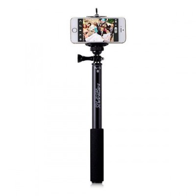 Селфи-монопод MOMAX SelfiFit Selfie Pod 90cm KMS1 Black с пультом Bluetooth  Длина монопода 28—90 см • Bluetooth-пульт в комплекте