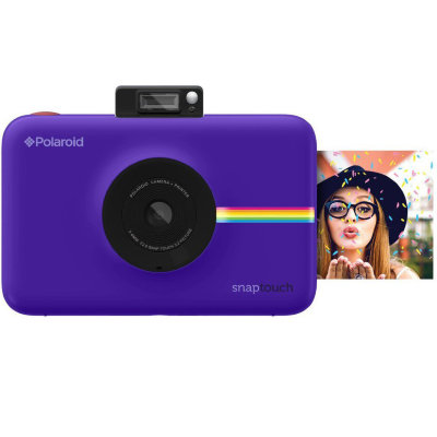 Фотоаппарат моментальной печати Polaroid Snap Touch Purple (POLSTPR)  Новая версия с сенсорным экраном и записью видео Full HD. Передача фотографий на смартфон через Bluetooth. Возможность выбрать лучший кадр перед печатью.