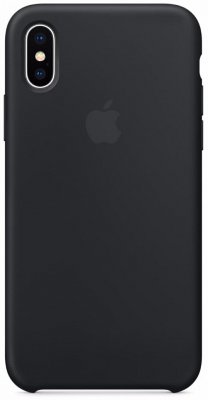 Чехол Apple Silicone Case Black (Черный) для iPhone X/XS