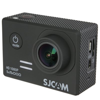 Экшн-камера SJCAM SJ5000 Black  Видео Full HD 1080p • Матрица 14 МП (1/2.33") • Встроенный цветной дисплей 2" • Угол обзора 170º • Подводная съемка до 30 метров • Цифровой зум 4x • Солидный набор креплений в комплекте
