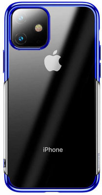 Чехол Baseus Shining Case Blue для iPhone 11  Прочный и гибкий TPU • Малая толщина • Усиленные углы • Стильный дизайн